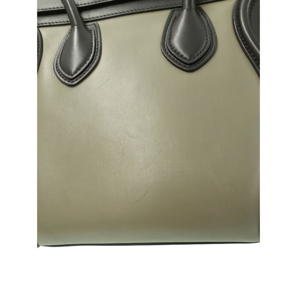 Celine Shopper Tote Calfskin Handbag Shoulder Leather - Picture 5 of 9